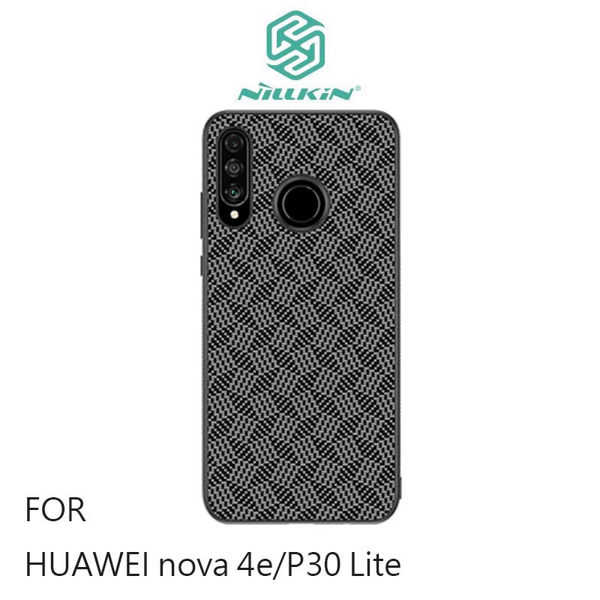 【愛瘋潮】NILLKIN HUAWEI nova 4e / P30 Lite 菱格紋纖盾保護殼 背殼