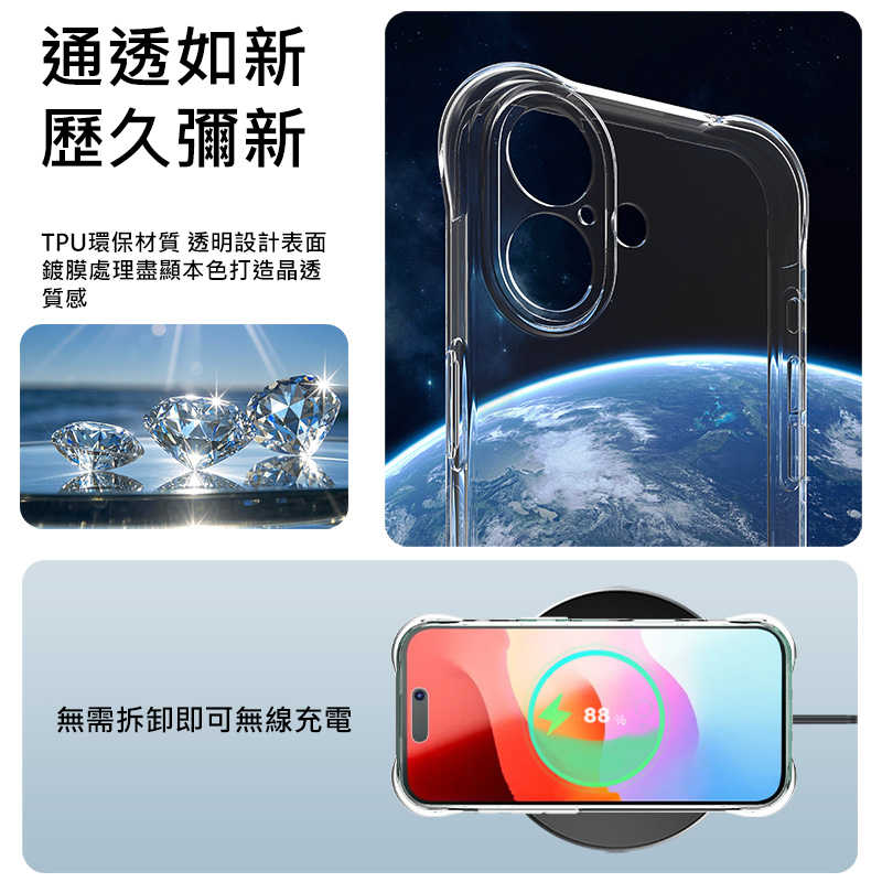 手機殼 防摔殼  Imak 艾美克 Apple 蘋果 iPhone 17 Air 全包防摔套(氣囊) 保護殼 防摔殼 氣