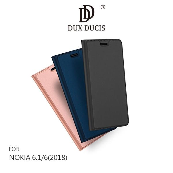 【愛瘋潮】DUX DUCIS NOKIA 6.1 / 6(2018) SKIN Pro 皮套 可插卡