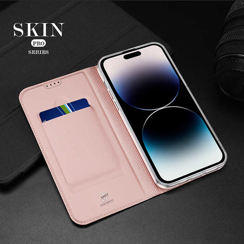 皮套 手機殼  DUX DUCIS Apple iPhone 15 Pro SKIN Pro 皮套【愛瘋潮】