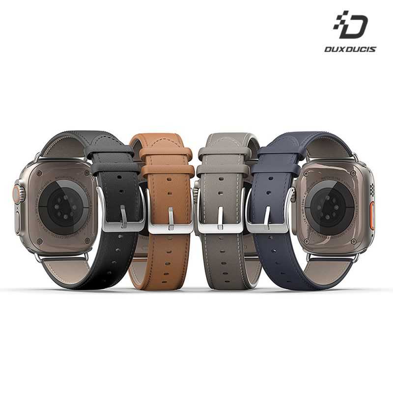 DUX DUCIS Apple Watch (42/44/45mm) YS 真皮錶帶 【愛瘋潮】
