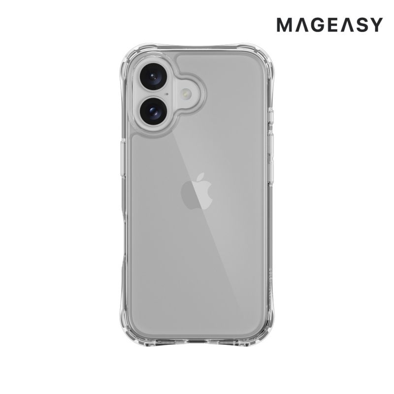 MAGEASY Apple 蘋果 iPhone 16 Plus 6.7吋 Atoms 超軍規防摔透明殼 保護殼 保護套