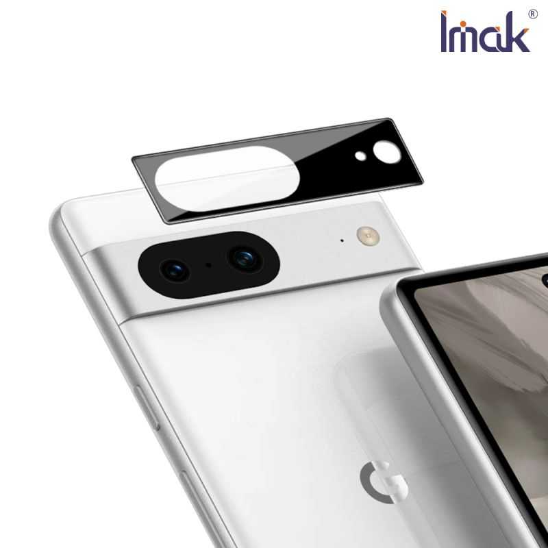 鏡頭貼  Imak Google Pixel 8 鏡頭玻璃貼(一體式)(曜黑版) 【愛瘋潮】