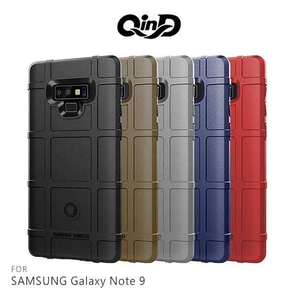【愛瘋潮】QinD SAMSUNG Galaxy Galaxy Note 9 戰術護盾保護套 邊緣全