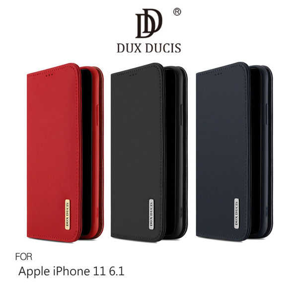 【愛瘋潮】DUX DUCIS Apple iPhone 11(6.1吋) WISH 真皮皮套 掀蓋