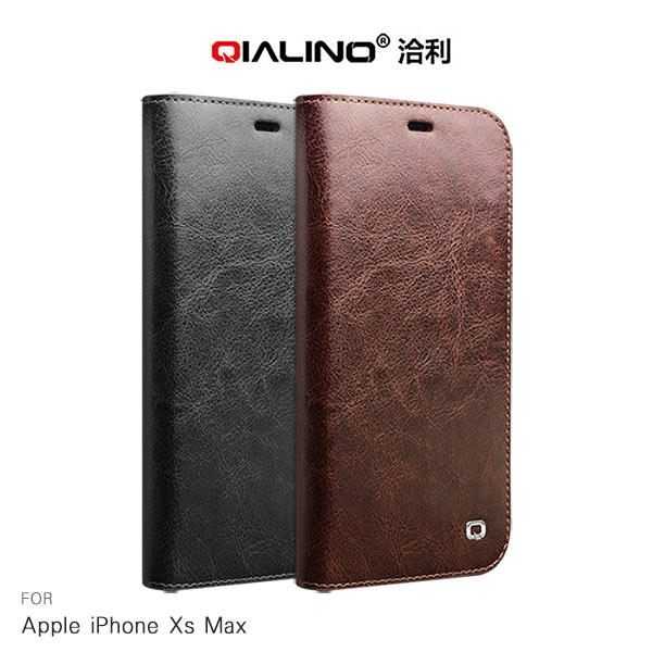 【愛瘋潮】QIALINO Apple iPhone Xs Max 經典皮套(升級版) 手機皮套 掀