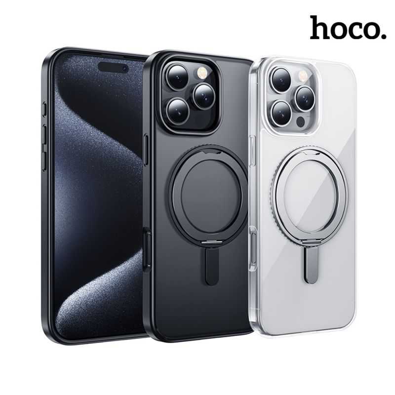 磁吸殼 hoco Apple 蘋果 iPhone 16 Pro AS1 旋轉磁吸支點殼 保護殼 磁吸殼 保護套 手機殼