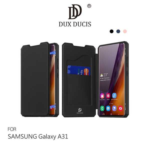 【愛瘋潮】 DUX DUCIS SAMSUNG Galaxy A31 SKIN X 皮套 可插卡 支架皮套 側掀皮套