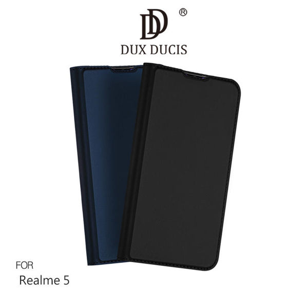 【愛瘋潮】DUX DUCIS Realme 5 SKIN Pro 皮套 可立 可插卡 鏡頭保護