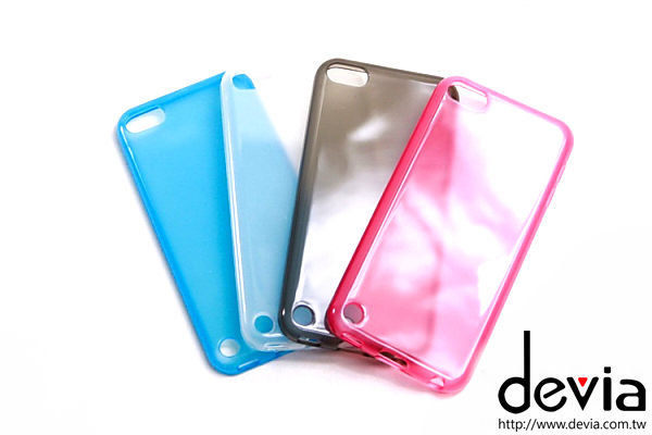 【愛瘋潮】Devia Apple iPod touch 5 透明水晶 TPU 軟套 保護套