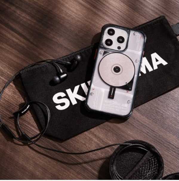 SKINARMA 日本東京 Nova DJ刷盤磁吸手機殼 附掛繩環  for iPhone 16 Pro【愛瘋潮】