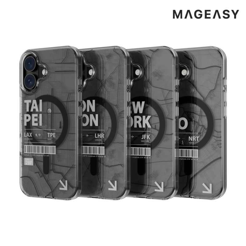 MAGEASY Apple 蘋果 iPhone 16 Plus 6.7吋 Urban M 3D 視覺防摔磁吸手機殼 防摔