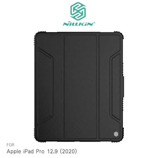 【愛瘋潮】NILLKIN Apple iPad Pro 12.9 (2020) 悍甲皮套 支架 休眠喚醒 磁吸