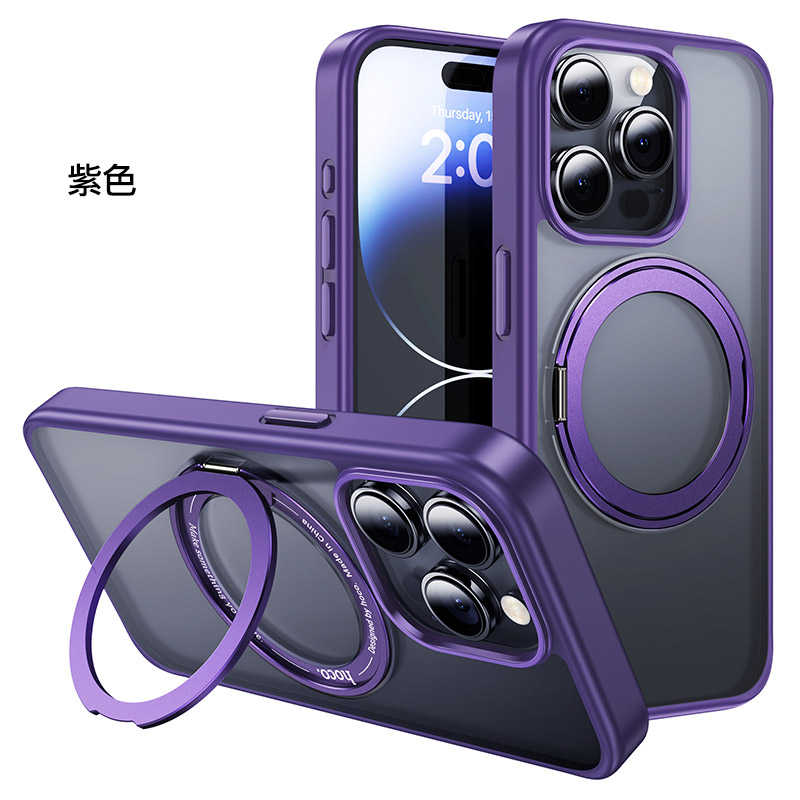 手機殼 磁吸殼 防摔殼 hoco Apple iPhone 15 AS1 旋轉磁吸支點殼【愛瘋潮】