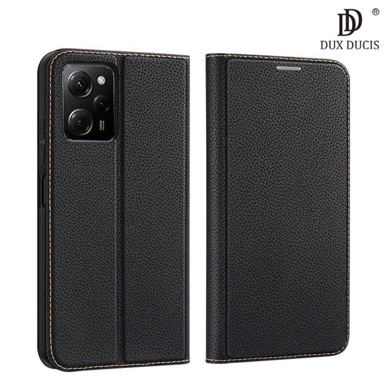 掀蓋皮套 DUX DUCIS Redmi 紅米Note 12 5G SKIN X2 皮套【愛瘋潮】