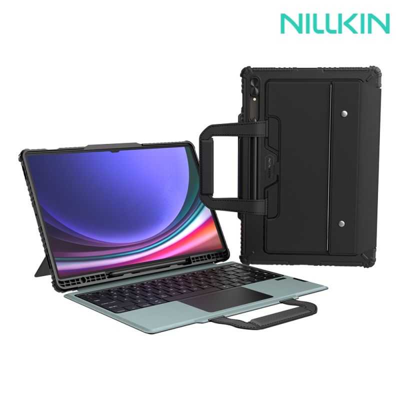 NILLKIN SAMSUNG 三星 Tab S9 Ultra 悍能鍵盤保護套(悍捷背光版)(平行輸入) 平板保護套 實