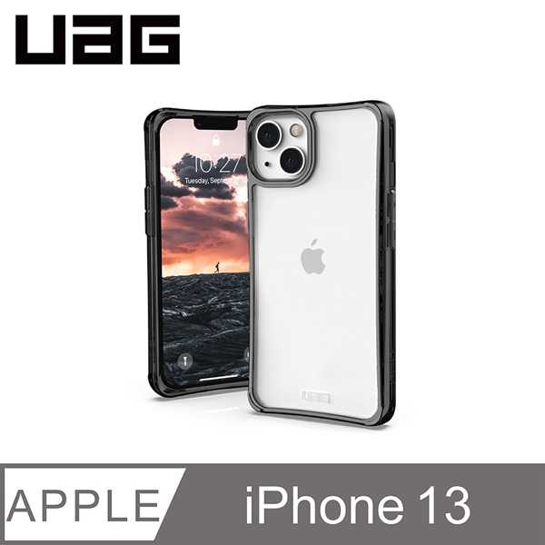 【愛瘋潮】手機殼 UAG Apple iPhone 13 6.1吋 耐衝擊保護殼-全透明 手機殼 防摔殼 孔位高於鏡頭