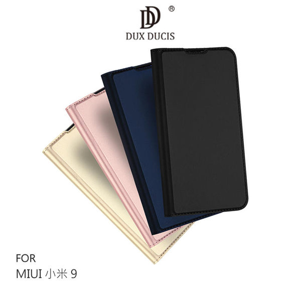 【愛瘋潮】DUX DUCIS MIUI 小米 9 SKIN Pro 皮套 掀蓋 可插卡 可立 鏡頭保