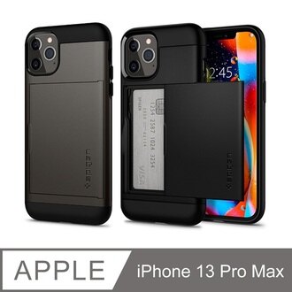 【愛瘋潮】 Spigen iPhone 13 Pro Max (6.7吋) Slim Armor CS 卡夾軍規防摔保護