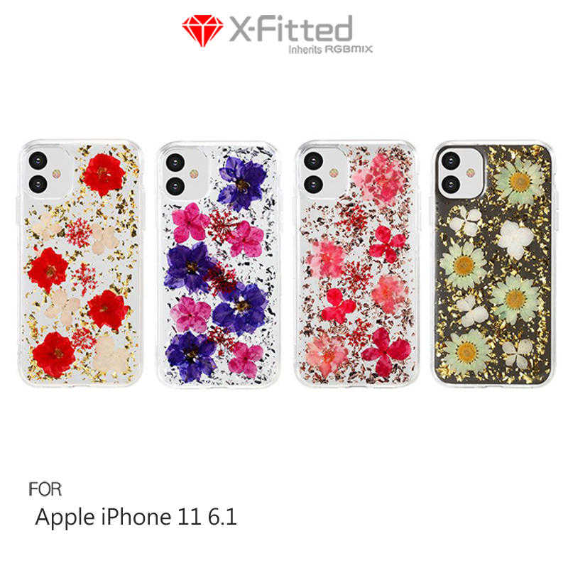 【愛瘋潮】X-Fitted Apple iPhone 11 (6.1吋) FLORA 真乾花保護殼
