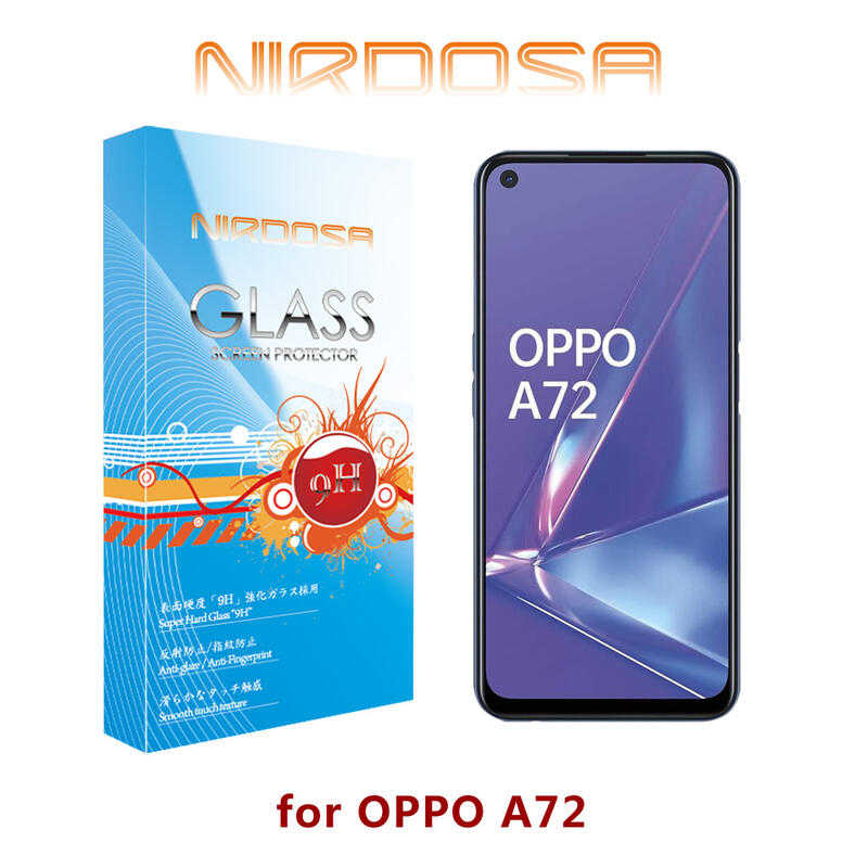 【愛瘋潮】NIRDOSA OPPO A72 9H 0.26mm 鋼化玻璃 螢幕保護貼