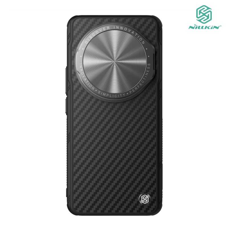 手機殼  防摔殼  NILLKIN Xiaomi 小米 14 Ultra 纖極碳纖維紋磁吸保護殼 可站立 鏡頭支架 支援