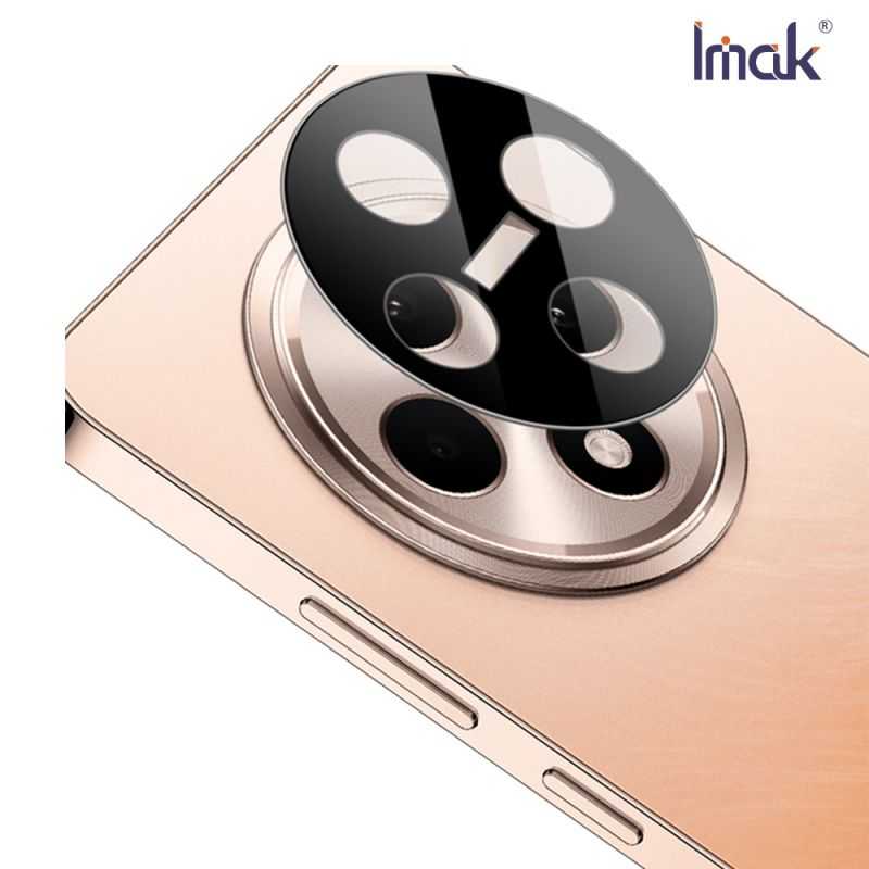 鏡頭貼 Imak 艾美克 OPPO Reno 12 F 5G 鏡頭玻璃貼(一體式)(曜黑版) 奈米吸附 鏡頭貼 鏡頭保