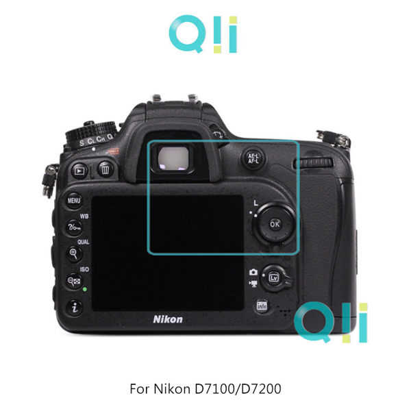 【愛瘋潮】Qii Nikon D7100/D7200 螢幕玻璃貼