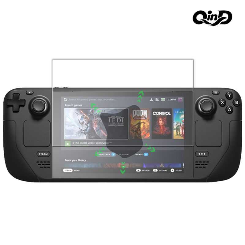 QinD Steam Deck 鋼化玻璃貼-高畫質 【愛瘋潮】
