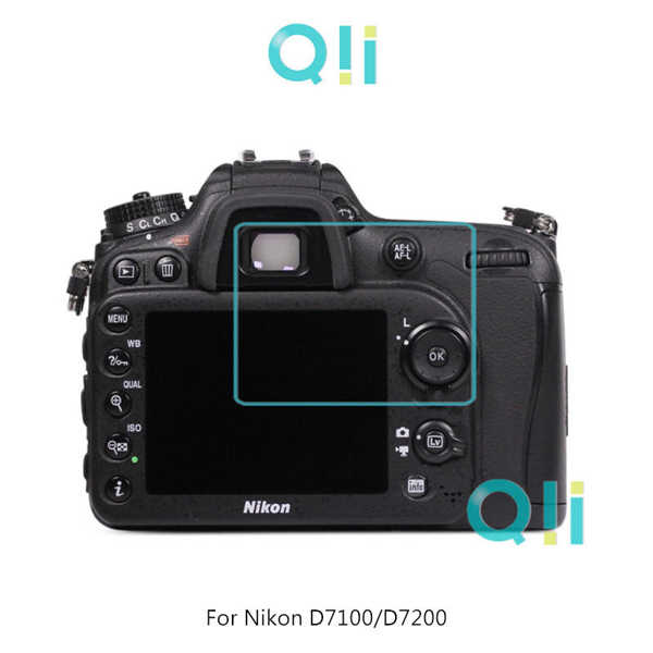 【愛瘋潮】Qii Nikon D7100/D7200/D5200 螢幕玻璃貼(兩片裝)