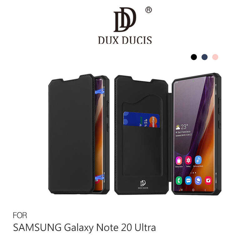 【愛瘋潮】DUX DUCIS SAMSUNG Note 20 Ultra SKIN X 皮套 可插卡支架皮套