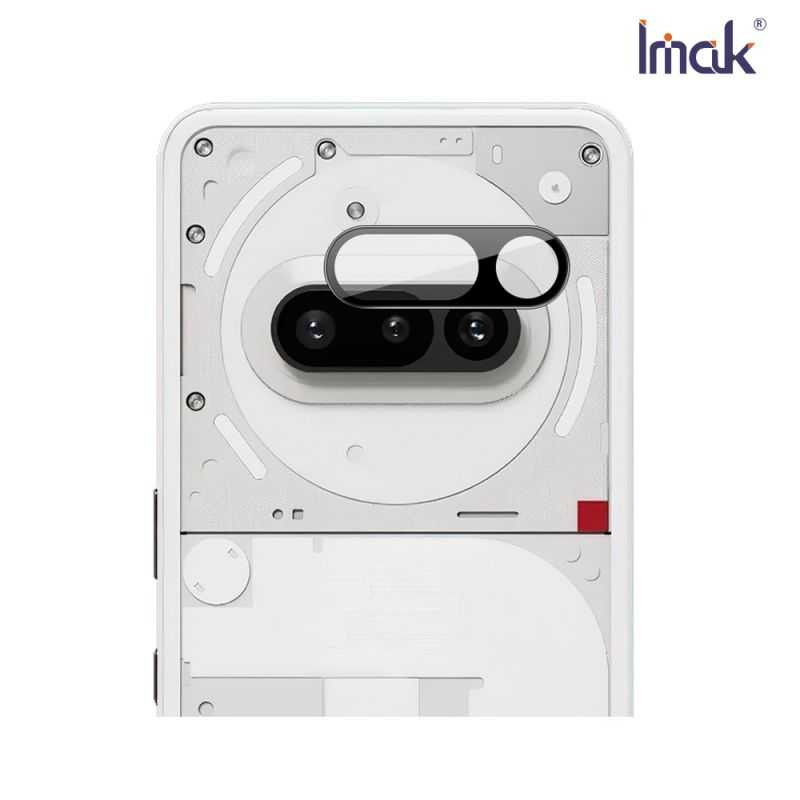 鏡頭貼 Imak 艾美克 Nothing Phone (3a) 鏡頭玻璃貼(一體式)(曜黑版) 奈米吸附 鏡頭貼 鏡頭保