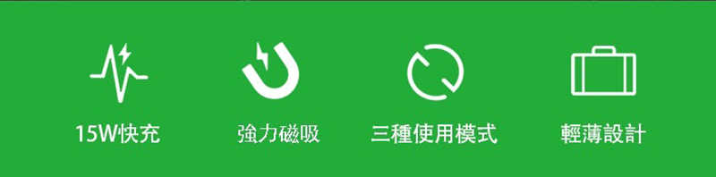 EZGO E519 多功能磁吸無線充電支架盤 MagSafe 活動式 可插拔【愛瘋潮】