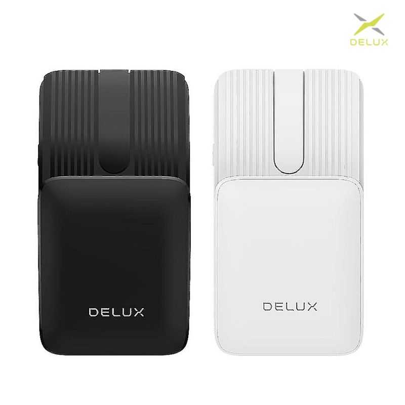 保固六個月 DeLUX MF10 Pro 輕巧摺疊滑鼠(含雷射筆功能) 迷你滑鼠 便攜滑鼠 辦公滑鼠 藍牙滑鼠 口袋滑鼠
