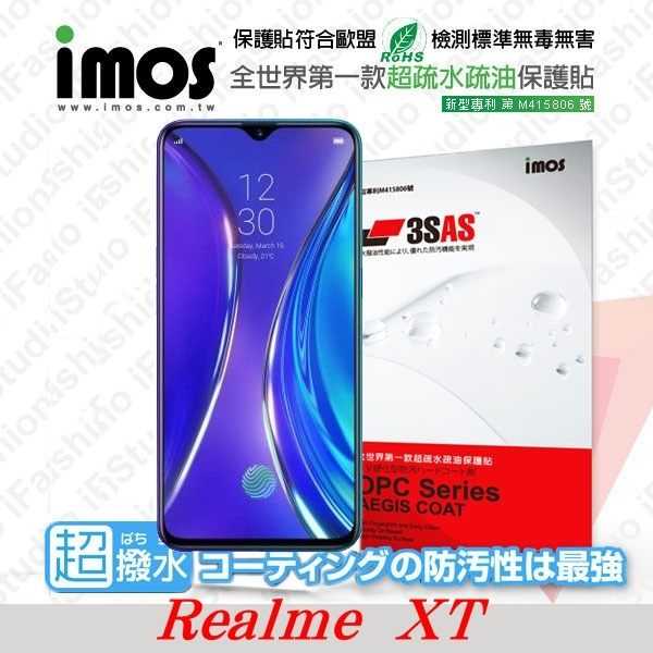 【愛瘋潮】歐珀 OPPO Realme XT iMOS 3SAS 防潑水 防指紋 疏油疏水 螢幕保護