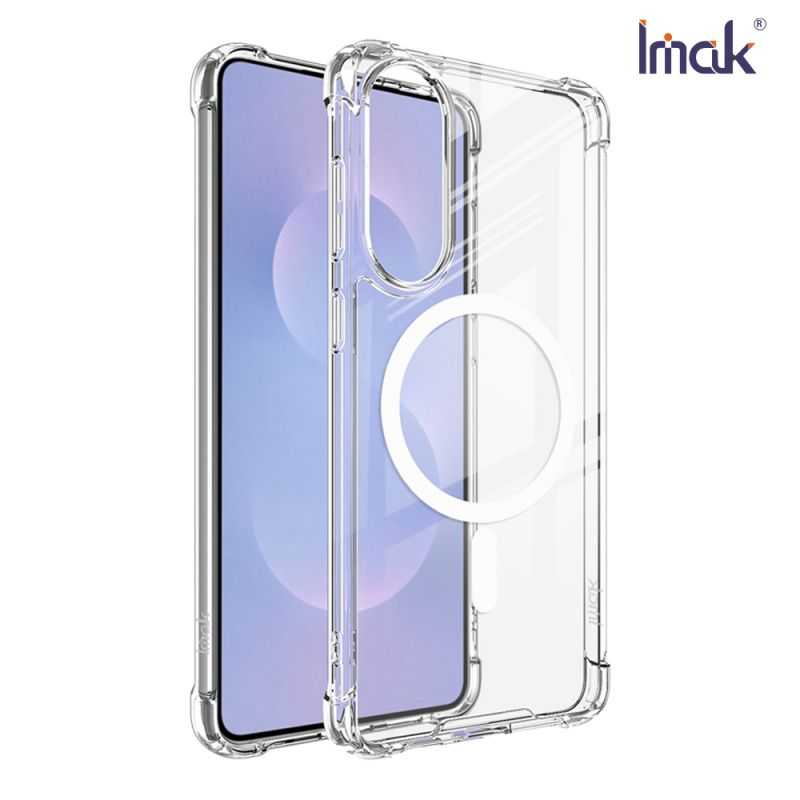 手機殼 防摔殼 Imak 艾美克 SAMSUNG 三星 Galaxy S25 Edge 太空殼(磁吸款) 雙料殼 透明殼