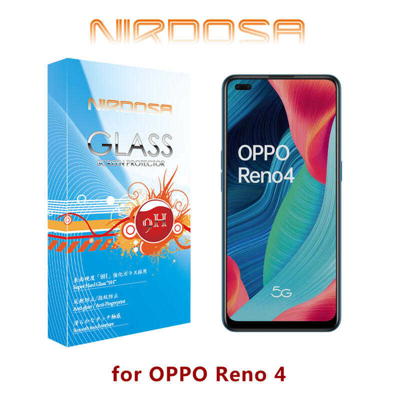 【愛瘋潮】NIRDOSA OPPO Reno 4 鋼化玻璃 螢幕保護貼 防刮 防塵