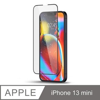 【愛瘋潮】保護貼 Spigen iPhone 13 mini (5.4吋) FC 滿版玻璃保貼
