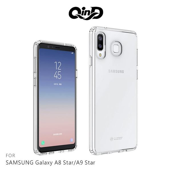 【愛瘋潮】QinD SAMSUNG Galaxy A8 Star / A9 Star 雙料保護殼 硬