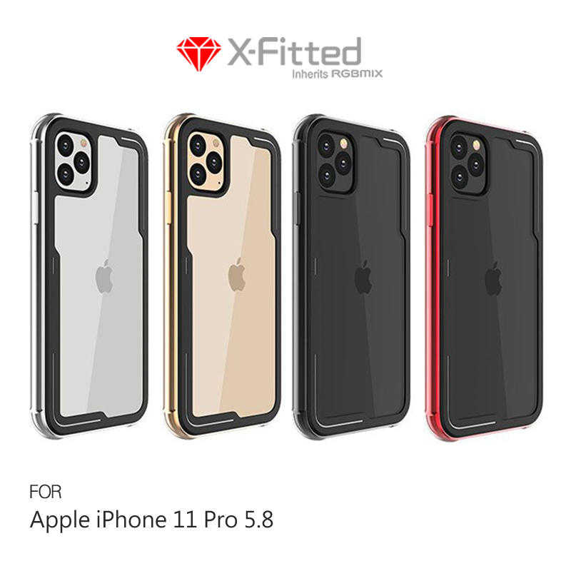 【愛瘋潮】X-Fitted Apple iPhone 11 Pro (5.8吋) 鋁合金保護殼 邊框