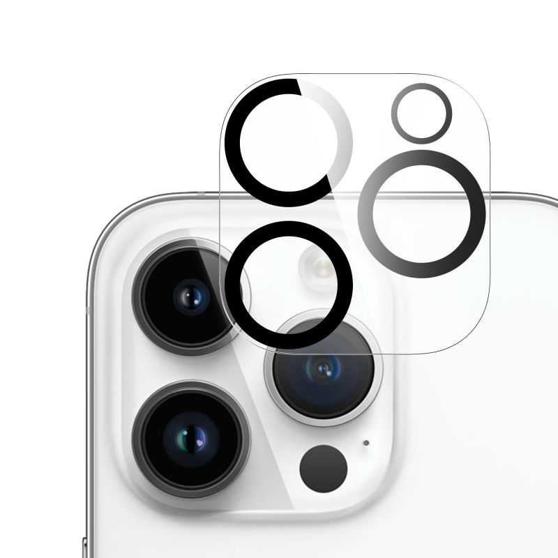 鏡頭貼 RAPTIC Apple iPhone 15 Pro/iPhone 15 Pro Max 一體式鏡頭玻璃貼兩片