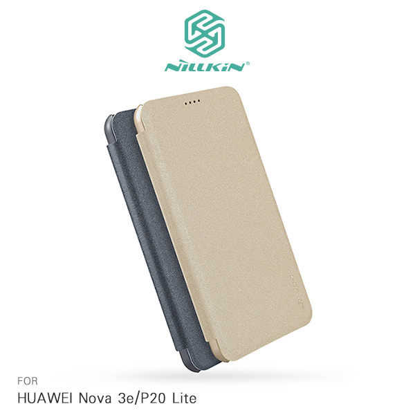 【愛瘋潮】NILLKIN HUAWEI Nova 3e / P20 Lite 星韵皮套 側掀 側翻皮