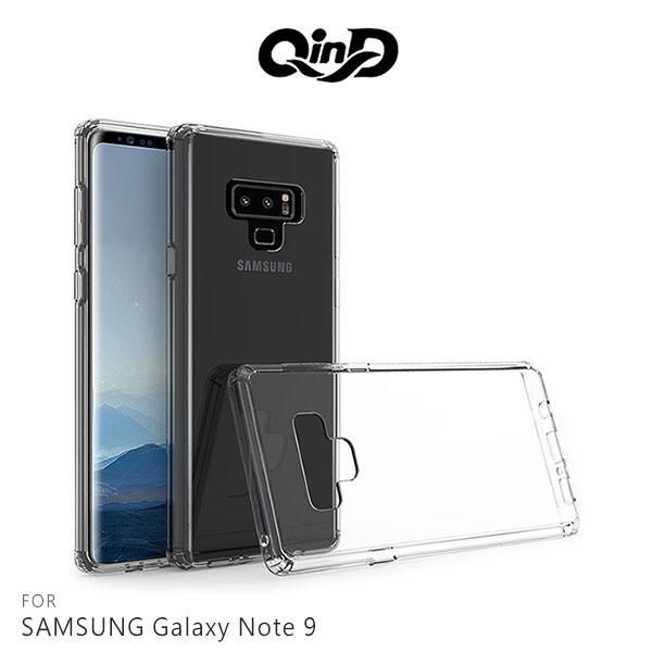 【愛瘋潮】QinD SAMSUNG Galaxy Note 9 雙料保護套 高透光 PC硬背殼