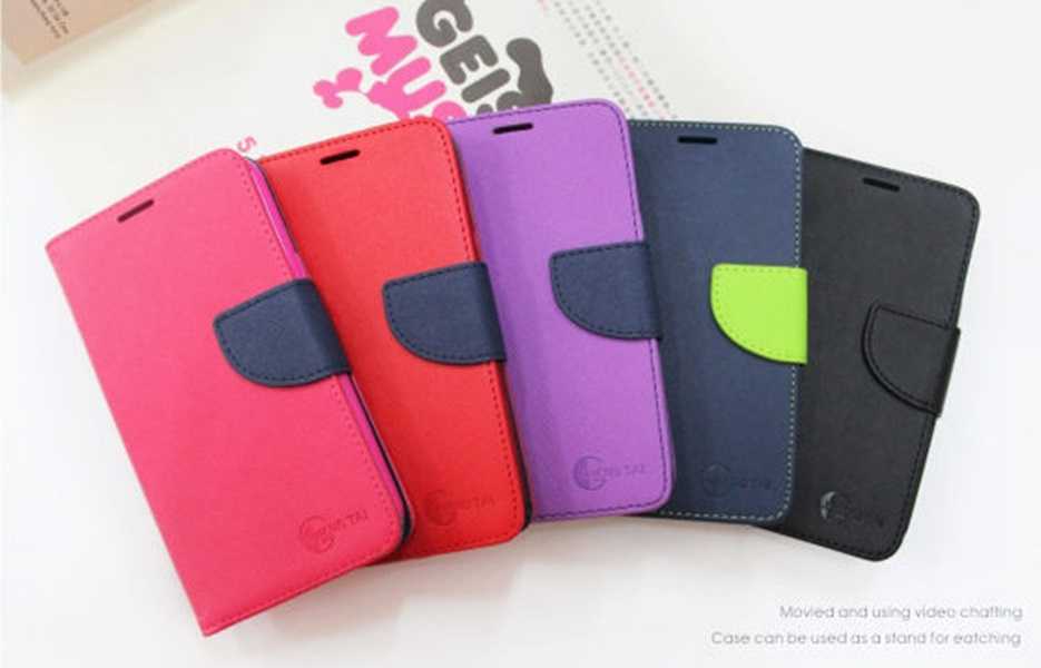 【愛瘋潮】MIUI 紅米Note 3 特製版 經典書本雙色磁釦側翻可站立皮套 手機殼