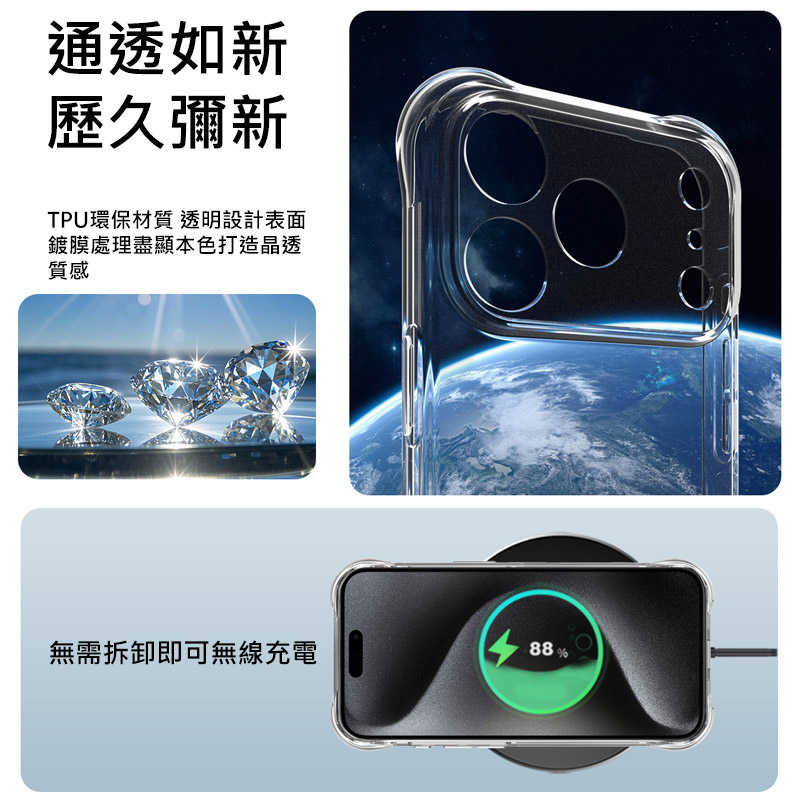 手機殼 防摔殼  Imak 艾美克  Apple 蘋果 iPhone 17 Pro Max 全包防摔套(氣囊) 保護殼