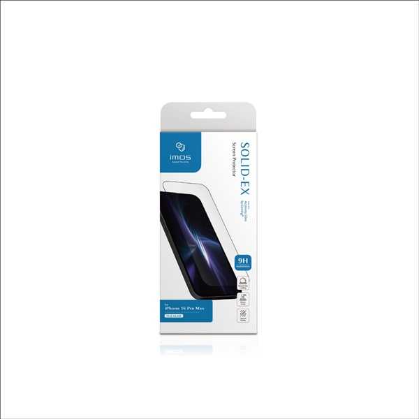 螢幕保護貼 iMos iPhone16 16Pro 16Plus 16Pro Max 2.5D霧面 超細黑邊康寧玻璃