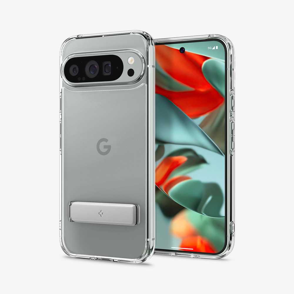 Spigen Google Pixel 9系列 Slim Armor Essential S-立架式軍規手機殼