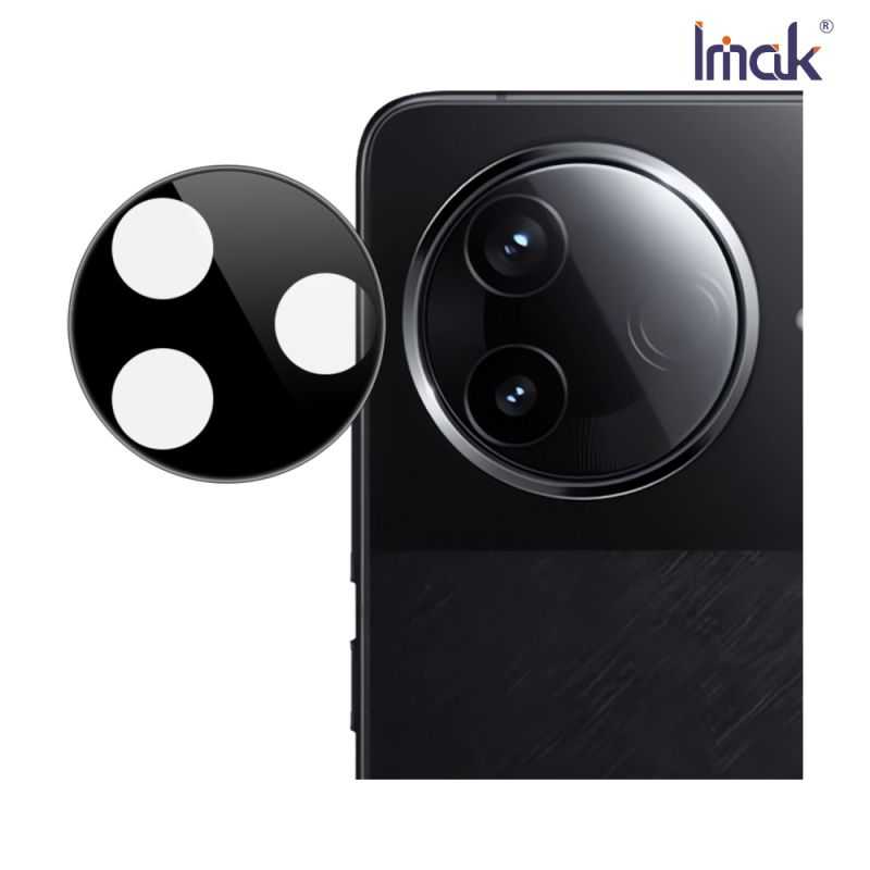 鏡頭貼 Imak 艾美克 POCO F7 Pro 5G 鏡頭玻璃貼(一體式)(曜黑版) 奈米吸附 鏡頭貼 鏡頭保護貼 鏡