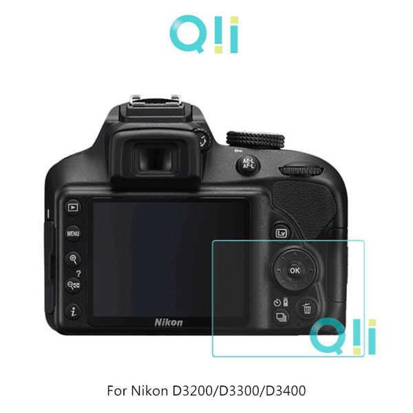 【愛瘋潮】Qii Nikon D3200/D3300/D3400 螢幕玻璃貼