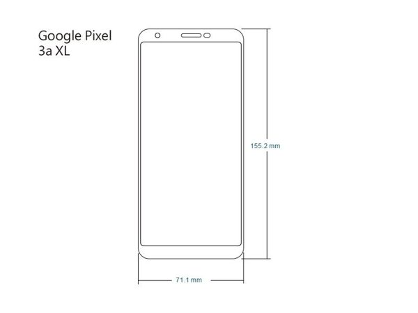 【愛瘋潮】iMos Google Pixel 3a XL 滿版玻璃保護貼 美商康寧公司授權 螢幕保護